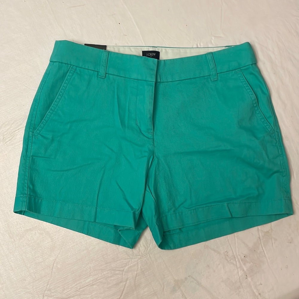 J. Crew green shorts. Size 6.